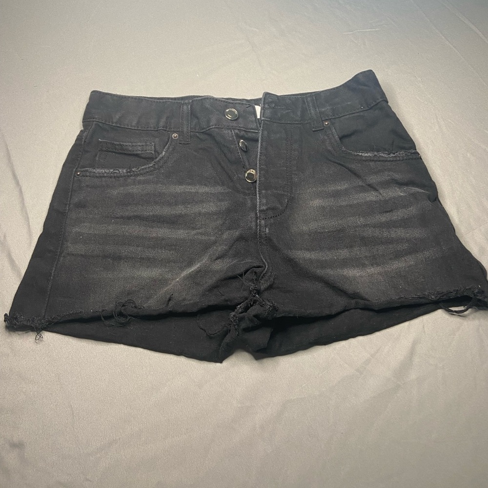 High Rise Shortie Shorts